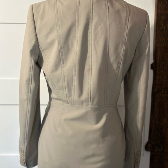 Ann Taylor Blazer Jacket Size 4 Button Front Career Tan - Picture 4 of 4